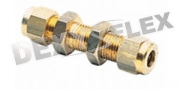 Products / Pneumatics / Quick couplings / Pneumatic couplings / Bulkhead connector with cutting ring - 10465