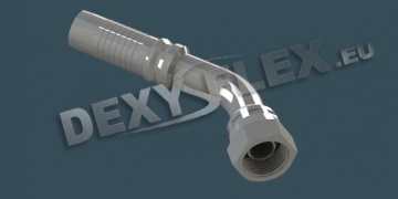 Fittings / Fittings for high pressure / Interlock / DKR i-lock 45˚