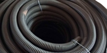 HOSES / PVC hoses / Irrigation, suction and delivery of fertilizers, insecticide, middle suction / Vacuum flexible hose for SEEDER with UV protection for transporting air, fertilizer, and seeds - Light-Flex (GREY) / GAINE GA2
