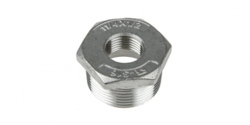 Fittings / Threaded fittings, nipples, reducers, couplings, elbows – stainless steel, brass, galvanized steel / Stainless Steel Industrial Threaded Fittings, Nipples, Reducers, Couplings, Elbows / Stainless steel nipple-coupling BPH by AISI 316