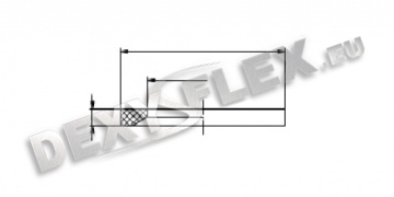 Priključci / Umetci / NBR-viton seal trapezoidal