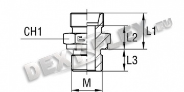 Roba / Vezna crevna armatura / DIN 2353 karbon / Metrički navoj završni Body